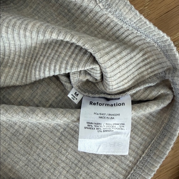 Reformation Ribbed Skirt Set - Picture 3 of 6